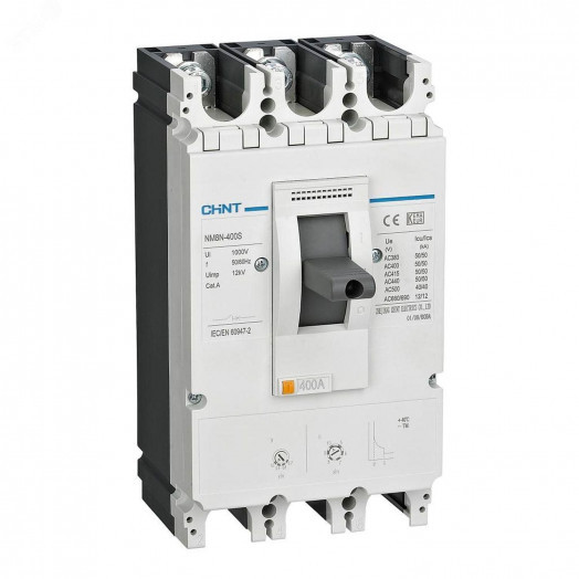 Выключатель автоматический NM8N-400C TM 3P 400А 36кА с регулируемым термомагнитным расцепителем