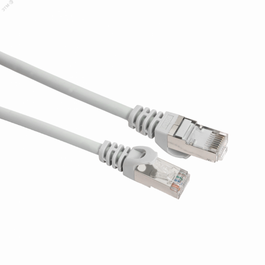 Патч-корд TERACOM PRO Cat.5E экранированный FTP оболочка LSZH серый (1.0м)