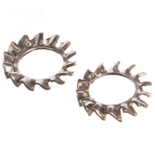 Шайба стопорная с наружн/зубьями DIN 6798 A2 A 4,3