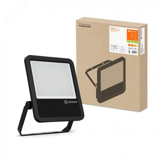 Прожектор светодиодный ДО-165Вт 3000К 18150Лм IP65 чёрный