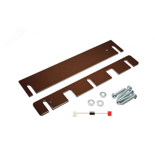 Замок электромагнитный ALM-250FT-12V, усилие удержания якоря 250 кгс, влагозащищенный, коричневый