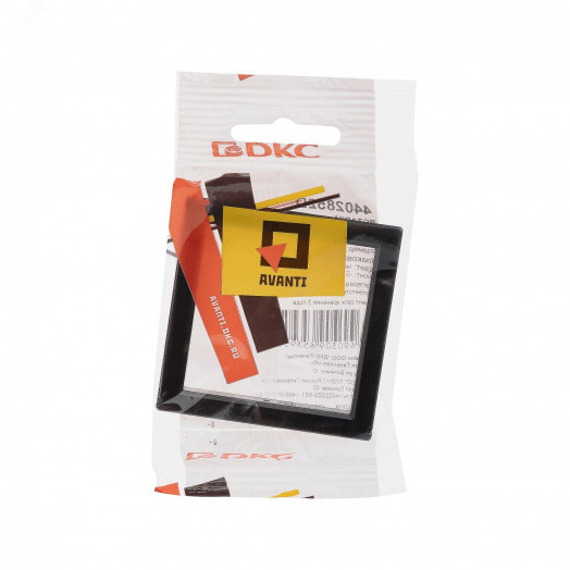 Декоративная вставка для металлических рамок      Avanti черная, 2 мод.