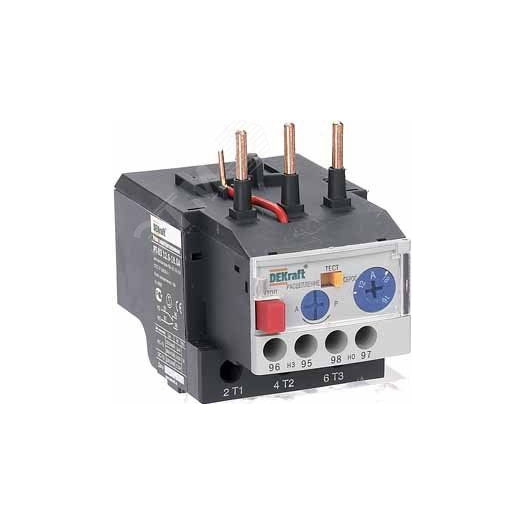 Реле электротепл. для конт. 25-32А 6,30-9,00А РТ-03 DEKraft