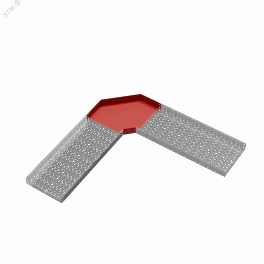 Угол горизонтальный 90 гр. 100х500 мм ПЛЮС