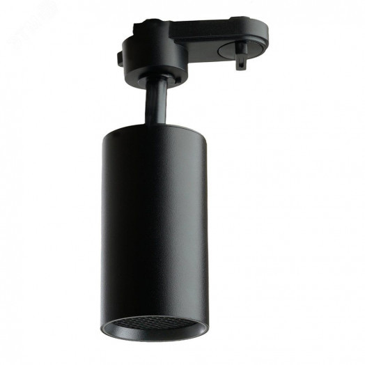 Светильник светодиодный трековый на шинопровод ДПО-10w 4000К 800Лм черный с антибликовой решеткой