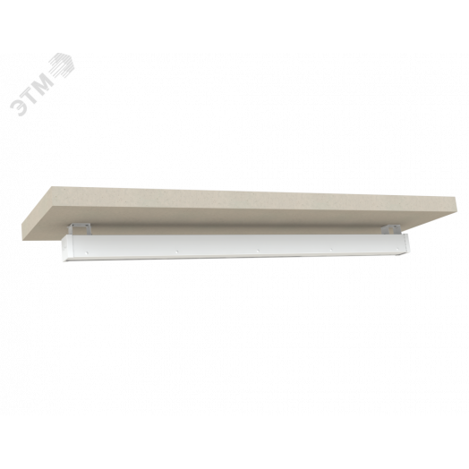 Светильник ДПО-30Вт Diora Box SE 30/3000 opal 5K Black clip А-1500