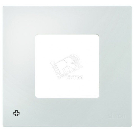 Рамка-декор на 1 пост для 2700610-03 S27Pl антибактериальная белый