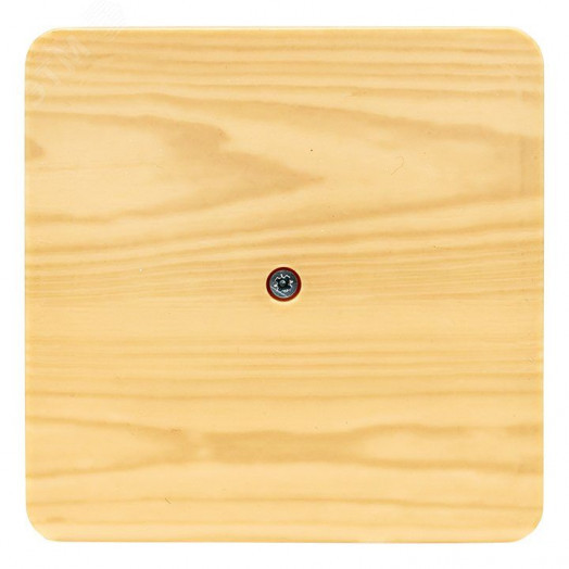 Коробка разветвительная КМР-030-032кг 100х100х25 с клеммником светлое дерево PROxima