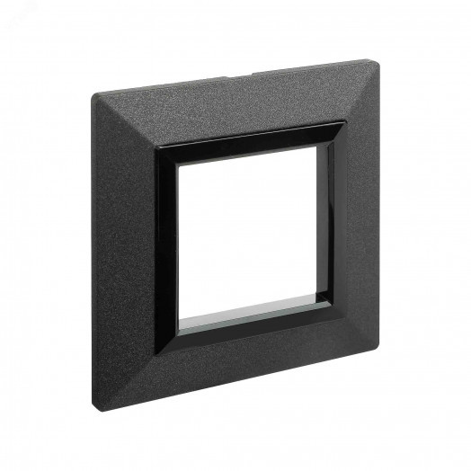 Рамка из металла, ''Avanti'', графитовая, 2 модуля
