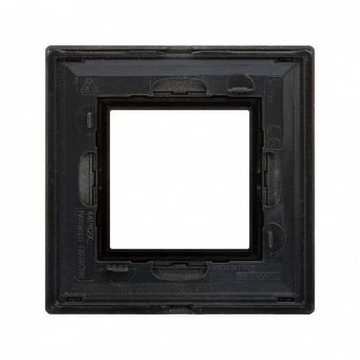 Рамка из металла, ''Avanti'', графитовая, 2 модуля