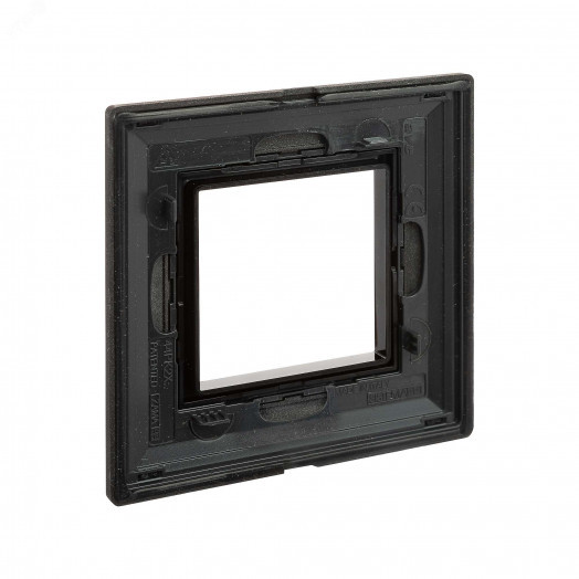 Рамка из металла, ''Avanti'', графитовая, 2 модуля