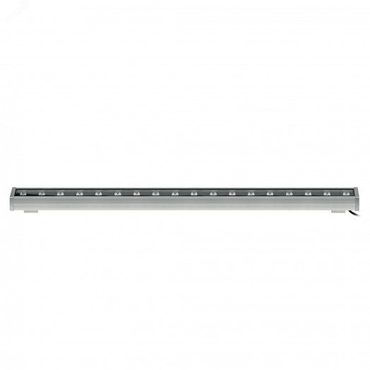 Прожектор светодиодный линейный ULF-L52-18W/6400K/L100 220V IP65 SILVER 1000мм Дневной свет (6400К) 1690Лм Алюминий