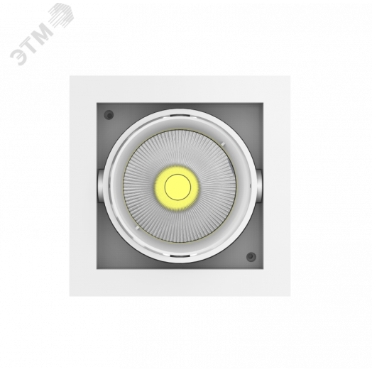 Светильник светодиодный ДВО-40Вт DL-TETRIS поворотный 35° 165*165*140mm 4000K IP20