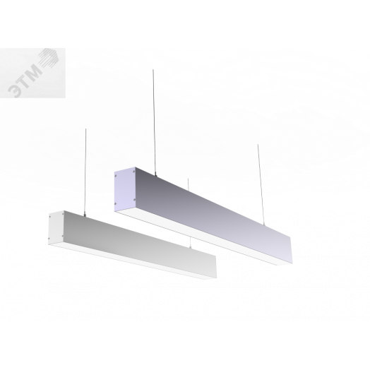 Светильник светодиодный ДПО/ДСО-40Вт 3000К X-Line EM 1h металлик
