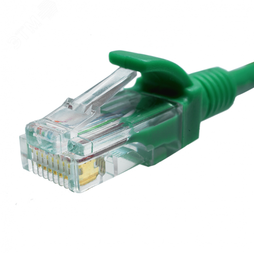 Патч-кордUTP 5e 4x2 26AWG (7x0.16mm) Cu LSZH зеленый 3м