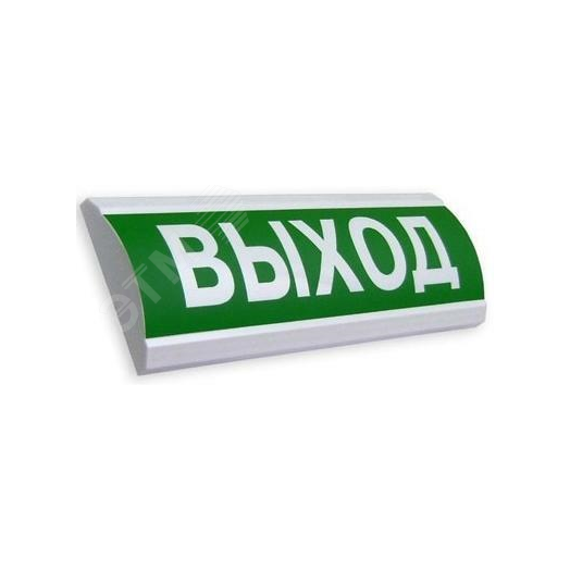 Оповещатель световой ЛЮКС-220-Р Осторожно ультрафиолет (красный)