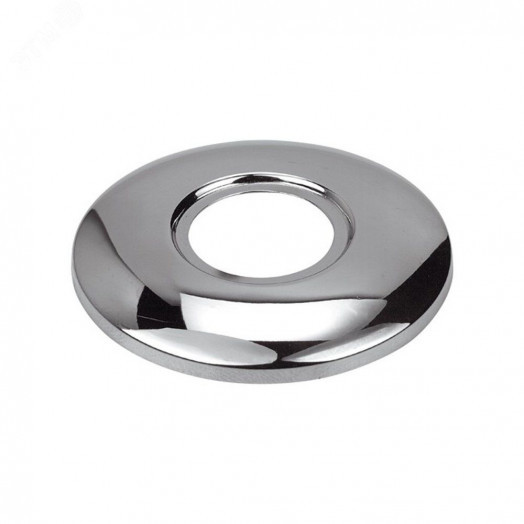 Чашка декоративная (отражатель) 3/4' (55х25х6мм) плоская (нержавеющая сталь, хромированная)