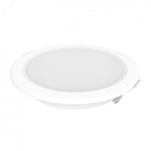 Светильник светодиодный ДВО 12 Вт 4000К 1000 лм 170-260В IP20 D145х26мм монт d120мм Пластик Elementary Gauss