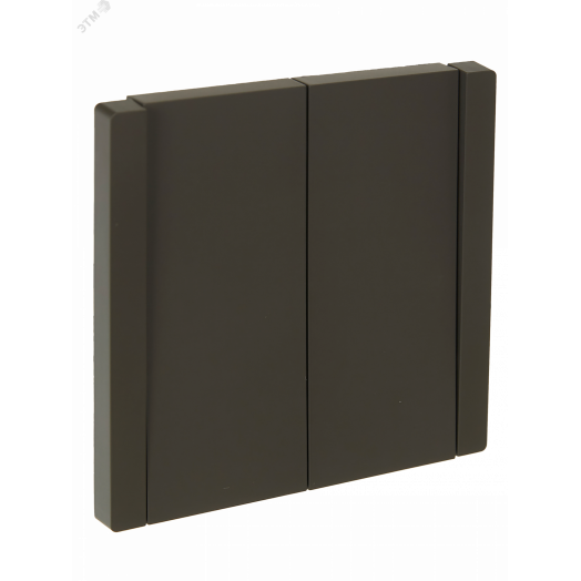 FORTE&PIANO Выключатель 2-клавишный проходной 10А FP307 серый IEK