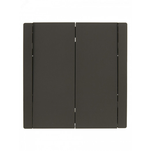 FORTE&PIANO Выключатель 2-клавишный проходной 10А FP307 серый IEK