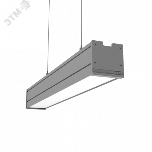 Светильник светодиодный Mercury Pro подвесной 18 Вт 4000 К 514х65х65 мм IP54 серый муар с рассеивателем опал подв. 2м