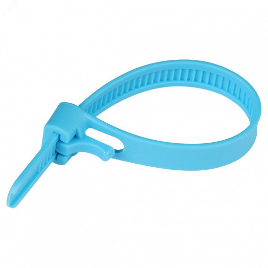 Набор стяжек многоразовых нейлоновых PRM 7,5х200, белая, синяя, оранжевая (15 шт.)