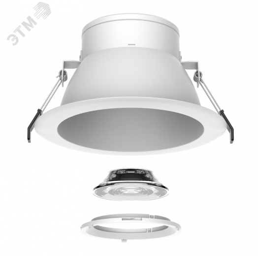 Светильник светодиодный DL-Lens Comfort встраиваемый 36W 4000К 230х128мм IP20 угол 24 градуса DALI белый