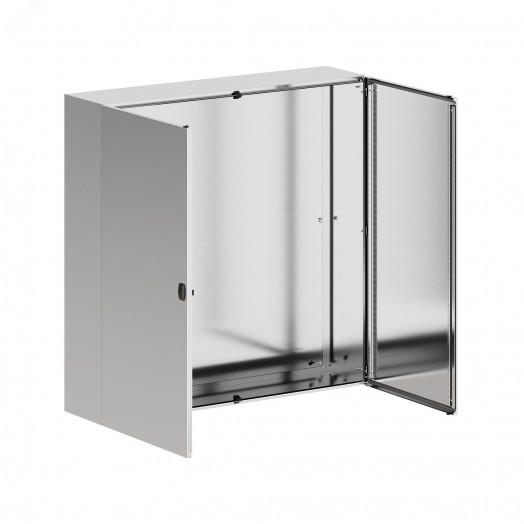 Корпус навесной STH с М/П с двустворчатой дверью, нержавеющая сталь AISI316, ВхШхГ 1200x1200x300 мм, без фланца