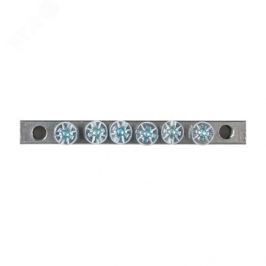 Шина PEN ноль-земля (6x9мм) 6 отв. цинк крепеж по краям