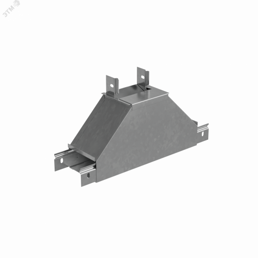 Т-отвод вертикальный 50х150 мм вверх c разворотом трассы на 90 гр. ПЛЮС HD
