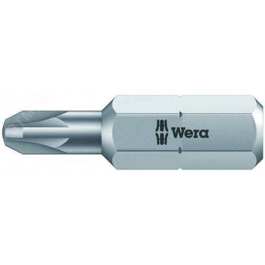 Бита 855/1 RZ PZ вязкая твердость узкий стержень для гипсокартона хвостовик 1/4 C 6.3 PZ 2 x 25 мм