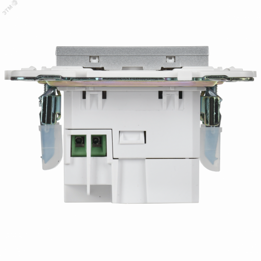 SKANDY Розетка USB A+C 3,1А SK-R14S серебряный IEK