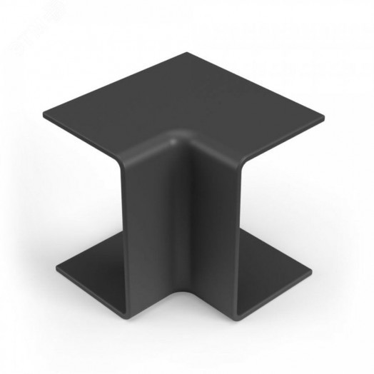 Угол внутренний 20х10 черный (4 шт/комп)