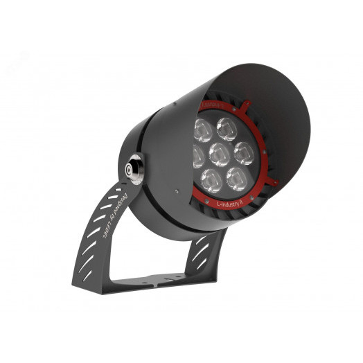 Архитектурный светильник L-industry II 112Вт 12320Лм диаграмма К15 5000K силикатное стекло металл поворотное крепление 220AC IP65 антибликовый козырек