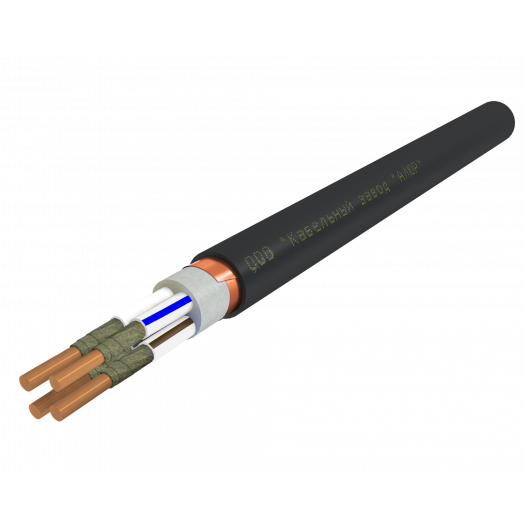 Кабель силовой ВВГЭнг(А)-FRLS 4х1.5 ок(N)-0.66 Ч. бар