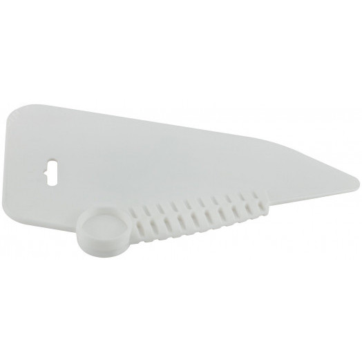 Шпатель прижимной, для разглаживания обоев, пластиковый, белый 280 мм