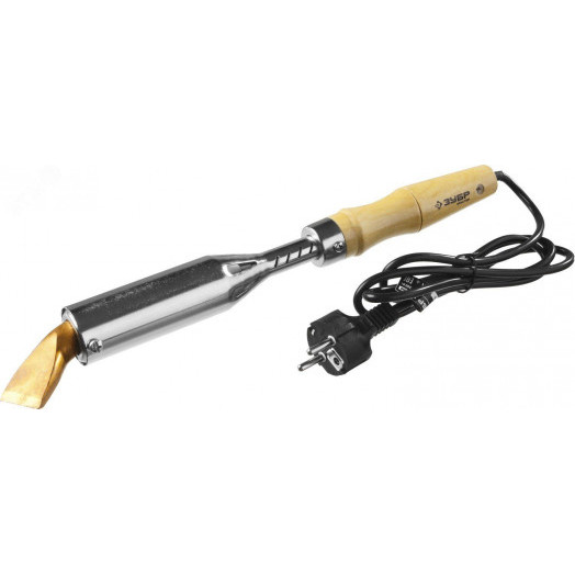 Паяльник высокомощный 300Вт с деревянной ручкой