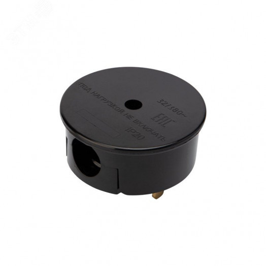 Вилка ВШ для электрической плиты 32А, 380В, 3Р+РЕ ОУ черная REXANT