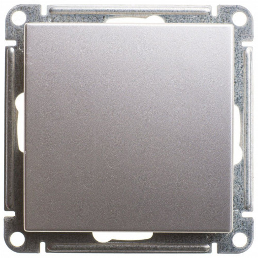 W59 Переключатель одноклавишный, 10АХ, механизм, шампань