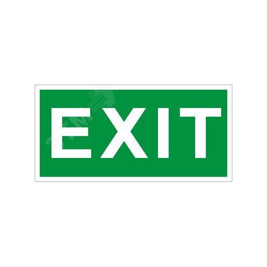 Пиктограмма «Exit» ПЭУ 012 (335х165) РС-L