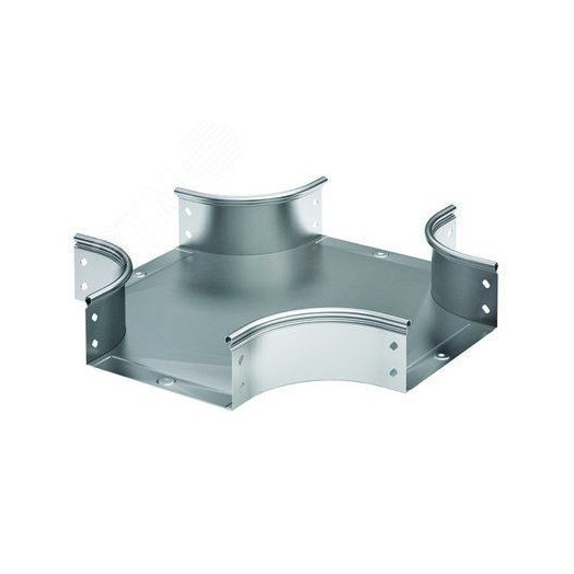 Ответвитель DPX крестообразный 500х100 в комплекте с крепежными элементами и соединительными пластинами