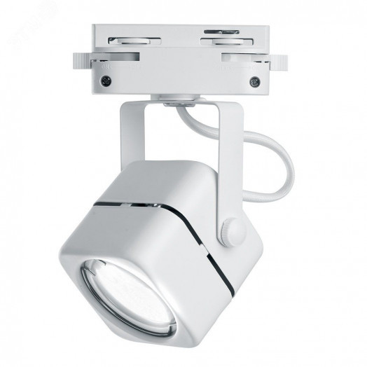 Светильник трековый на шинопровод ДПО GU10 без лампы белый