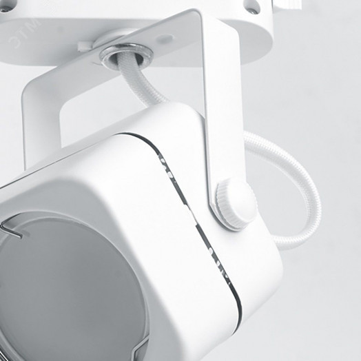 Светильник трековый на шинопровод ДПО GU10 без лампы белый