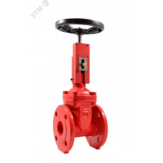 Задвижка с обрезиненным клином DN125 PN16 чугунная, фланцевая