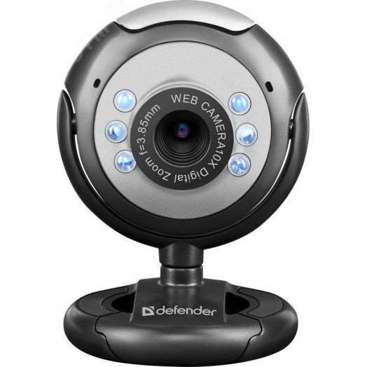 Веб-камера C-110 0.3 МП, подсветка, кнопка фото