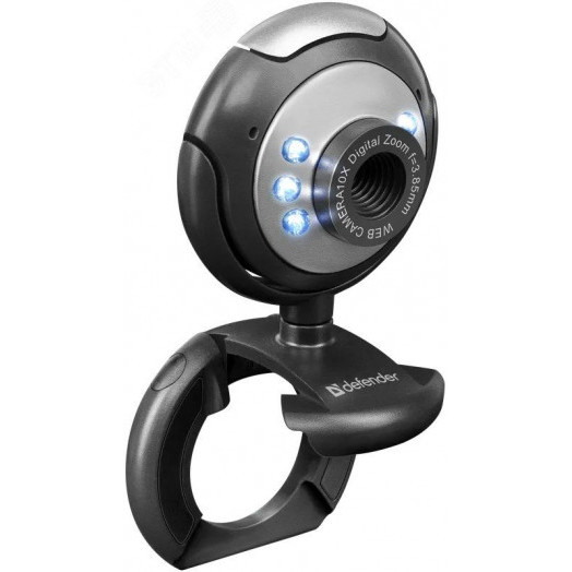 Веб-камера C-110 0.3 МП, подсветка, кнопка фото