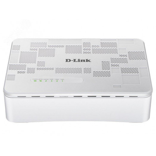 Шлюз абонентский голосовой GPON ONT, 1xGPON, 1x10/100/1000Base-T, 1x10/100Base-TX, 1xFXS