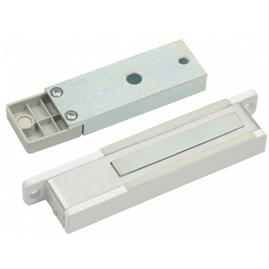 Замок электромагнитный AL-150 Premium 24V белый