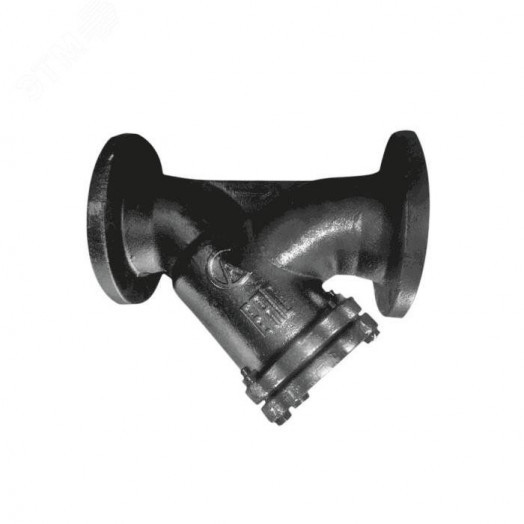 Фильтр чугунный сетчатый фланцевый Y-образный с магнитной вставкой ФСМ Ду100 Ру16 150 градусов