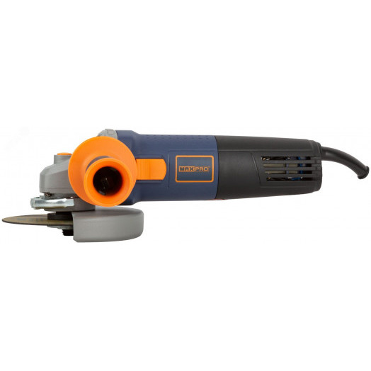 Шлифмашина угловая 760 Вт, 11000об/мин, быстрозажимной кожух 125мм, антивибрационная ручка, дополнительные щетки, 2 кг, кор.
